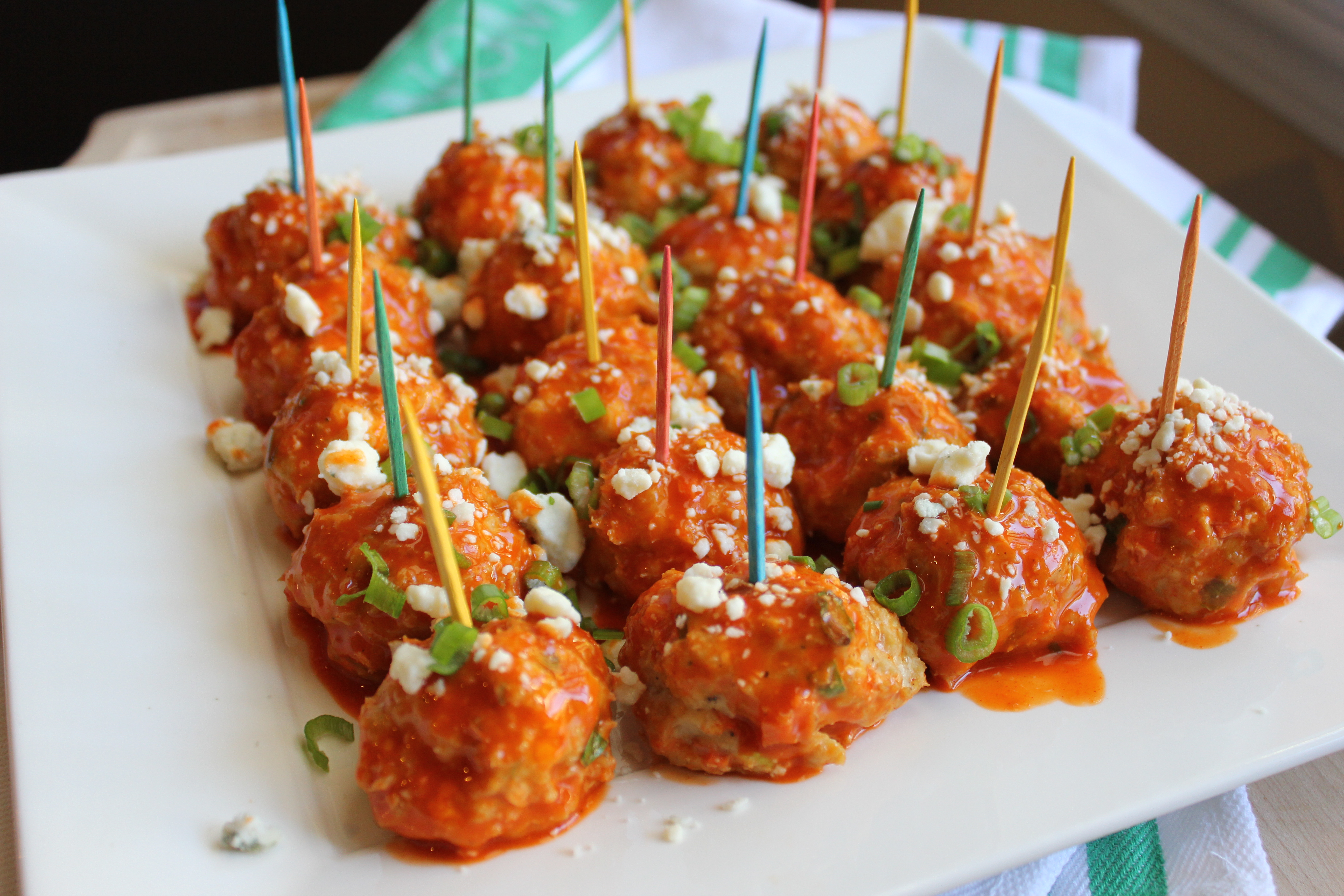 Buffalo Chicken Meatballs -